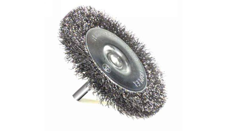 BROSSE CIRC 75 TIGE 6 ONDULE