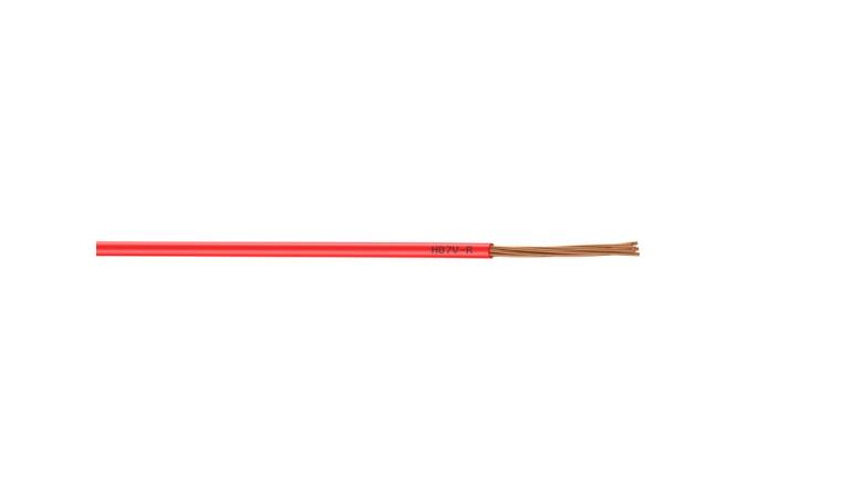 CABLE HO7VR 10MM2 ROUGE LE METRE