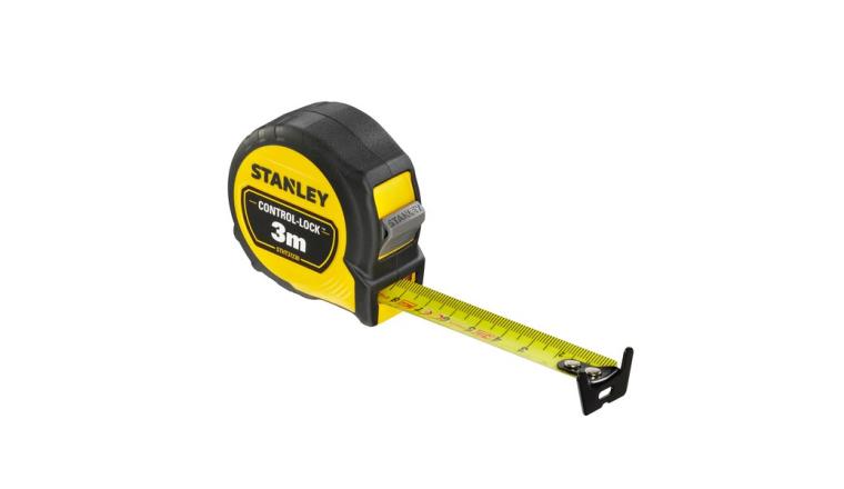 MESURE STANLEY 3MX19MM IMPRESSION DOUBLE DU RUBAN CONTROLE LOCK