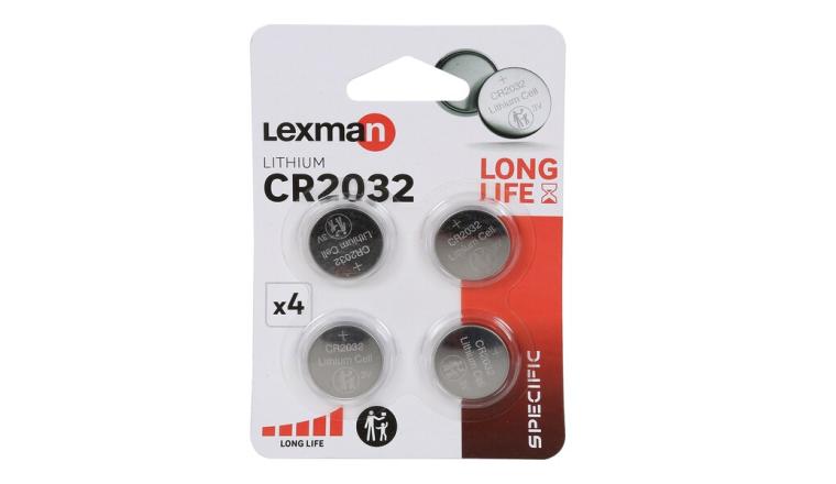 CR2032 x4 Piles bouton lithium 