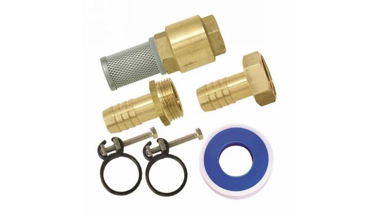 Kit filtration pour tuyau Ø25mm embouts laiton Boutté 2189210