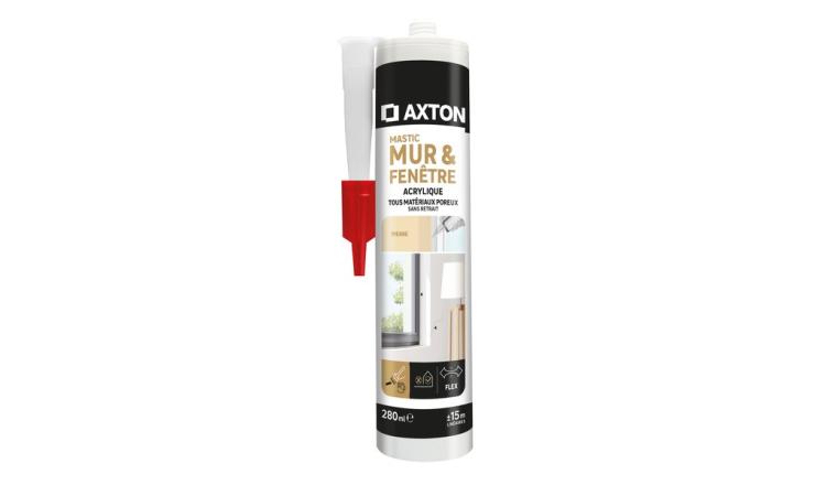 MASTIC MURS  FENETRES ACRYLIQUE AXTON TON PIERRE CARTOUCHE 280ML