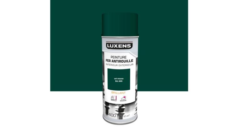 PEINTURE AERO FER VERT BRIL 0.4L LUXENS