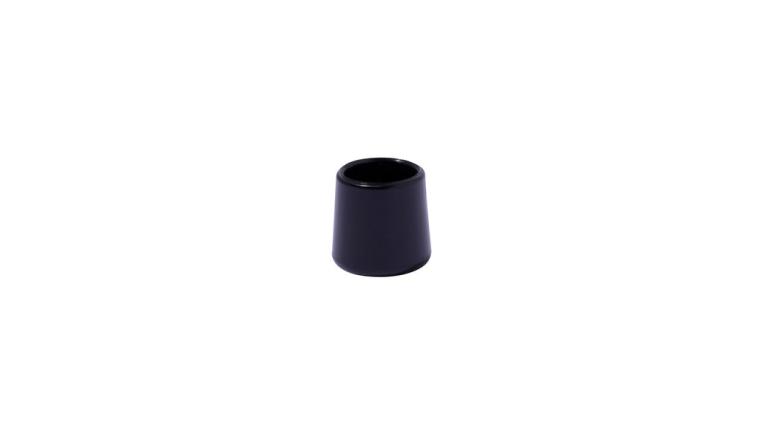 EMBOUTS ENVELOPPANT PLASTIQUE STANDERS NOIR 10MM LOT DE 8