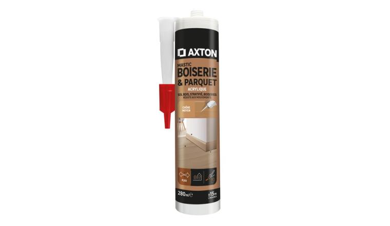 MASTIC BOIS  PARQUET ACRYLIQUE AXTON CHENE MOYEN CARTOUCHE 280ML