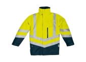 PARKA 5EN1 L JAUNE/BLEU OPTIMUM