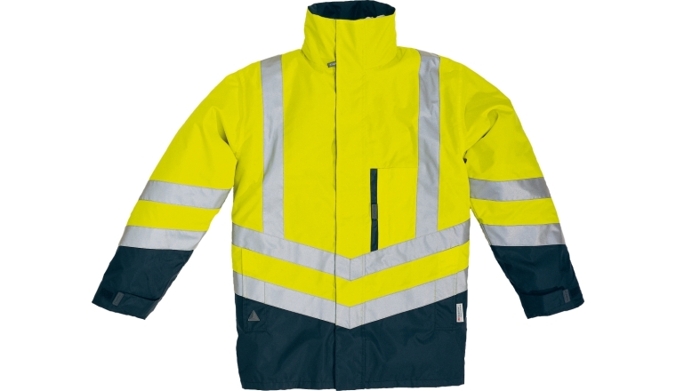 PARKA 5EN1 L JAUNE/BLEU OPTIMUM