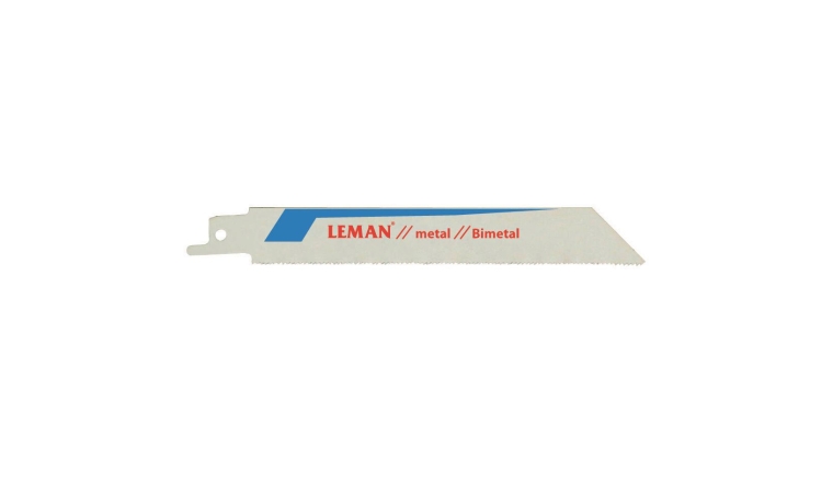 Lames de scie sabre 130mm x5 métal Leman 7708.05