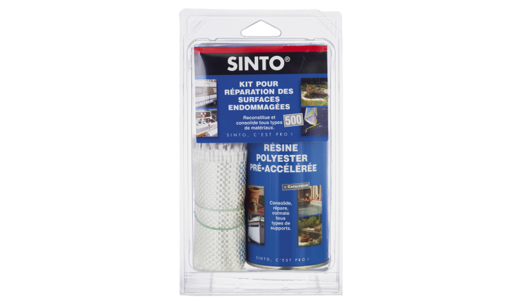 SINTOKIT RESINE 500ML+TISSU VERRE 31150