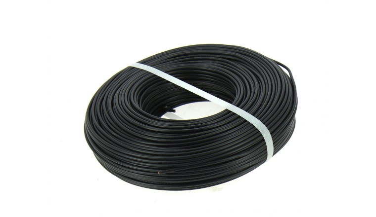 Achat bobine de 100 m fil electrique noir 1.5 mm2 