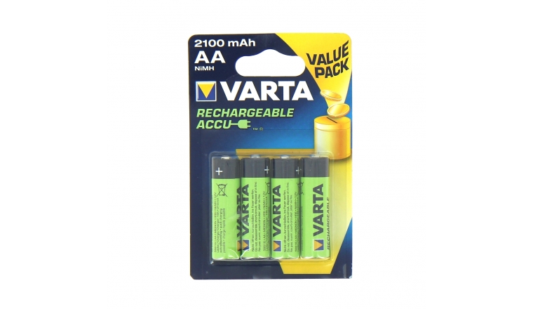 Lot de 4 Piles rechargeables AA Varta 2100 mAh –