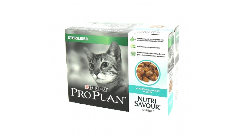 Pro Plan Sachets En Gelee Chat Sterilise Nutrisavour Purina