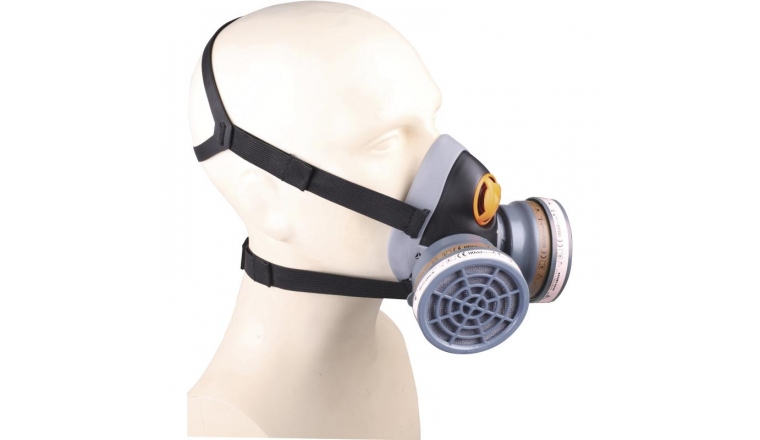 Kit masque respiratoire double galette nez/bouche ADR + 2 cartouches